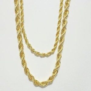 NWOT BB Lila Double Rope Necklace